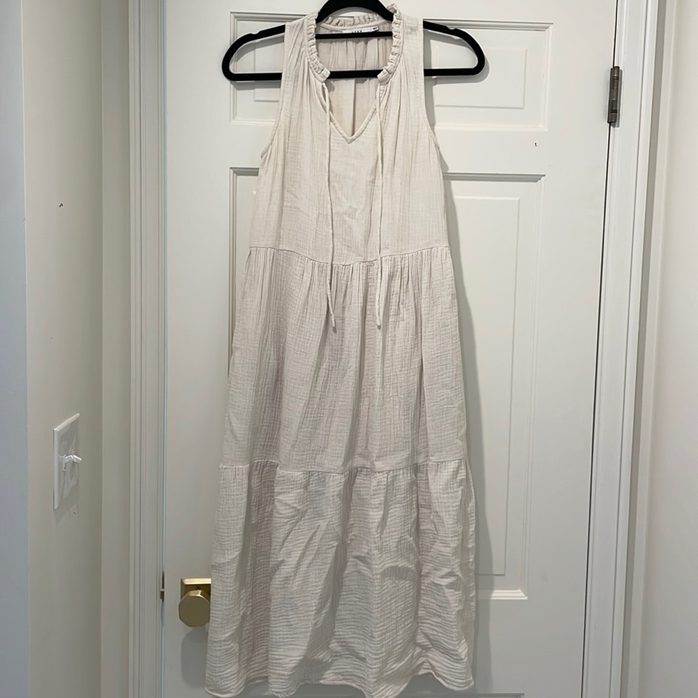 Lush tiered maxi dress, size small